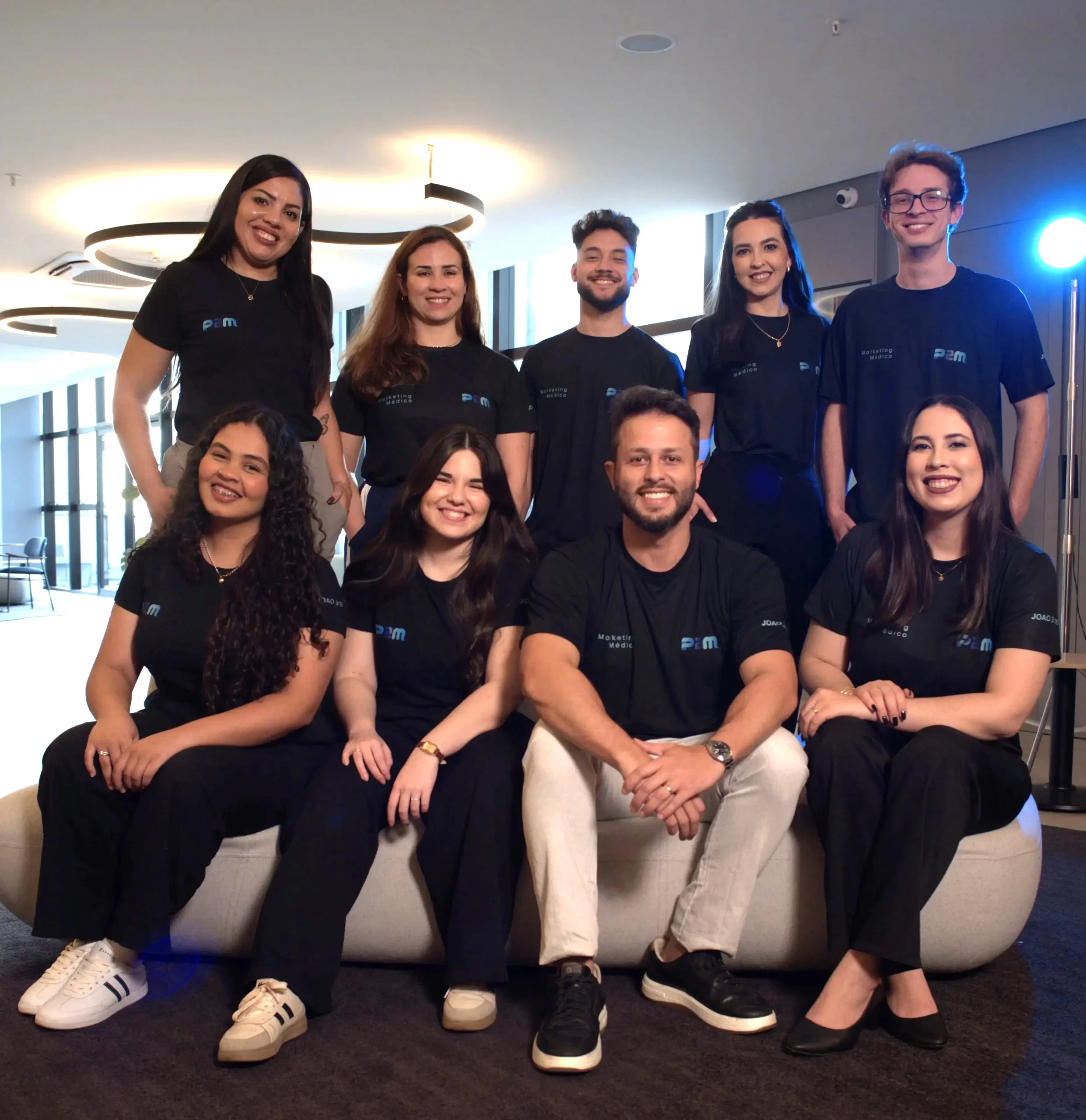 Equipe P2M trabalhando